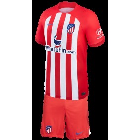 Atletico Madrid Fotballdrakt Hjemme Fotballdrakt Barn 2023/24 